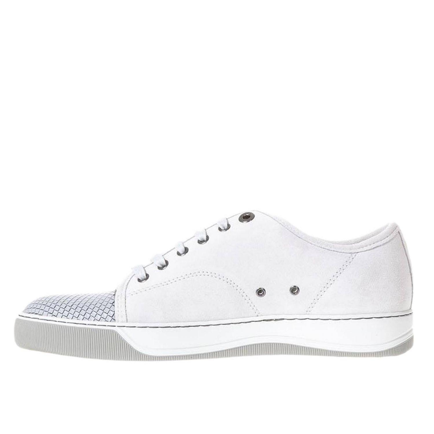 grey lanvin trainers