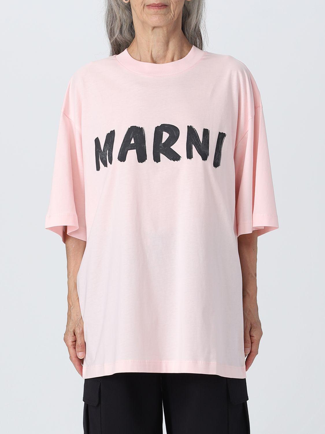 Marni T-shirt in Pink | Lyst UK