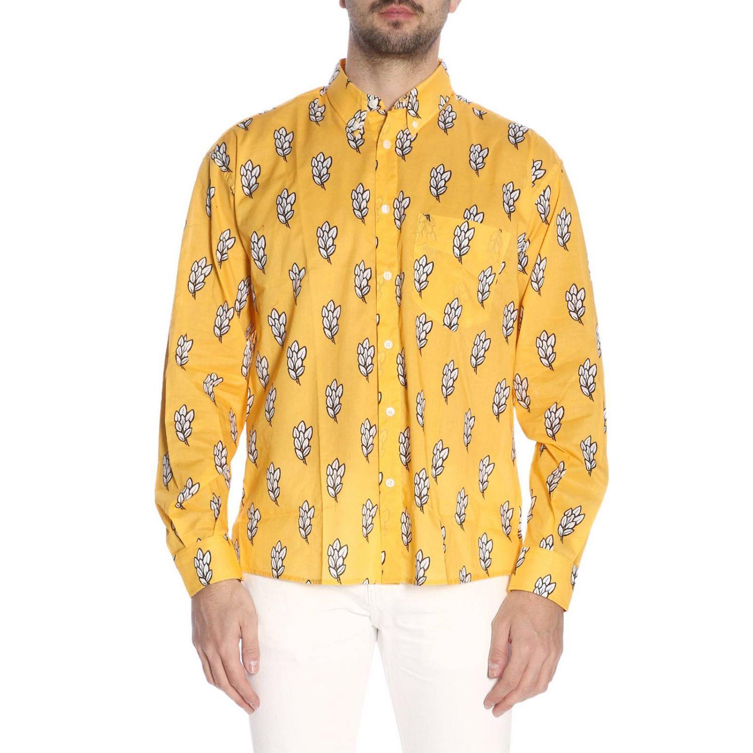 Jacquemus Shirt Men in Yellow for Men - Lyst