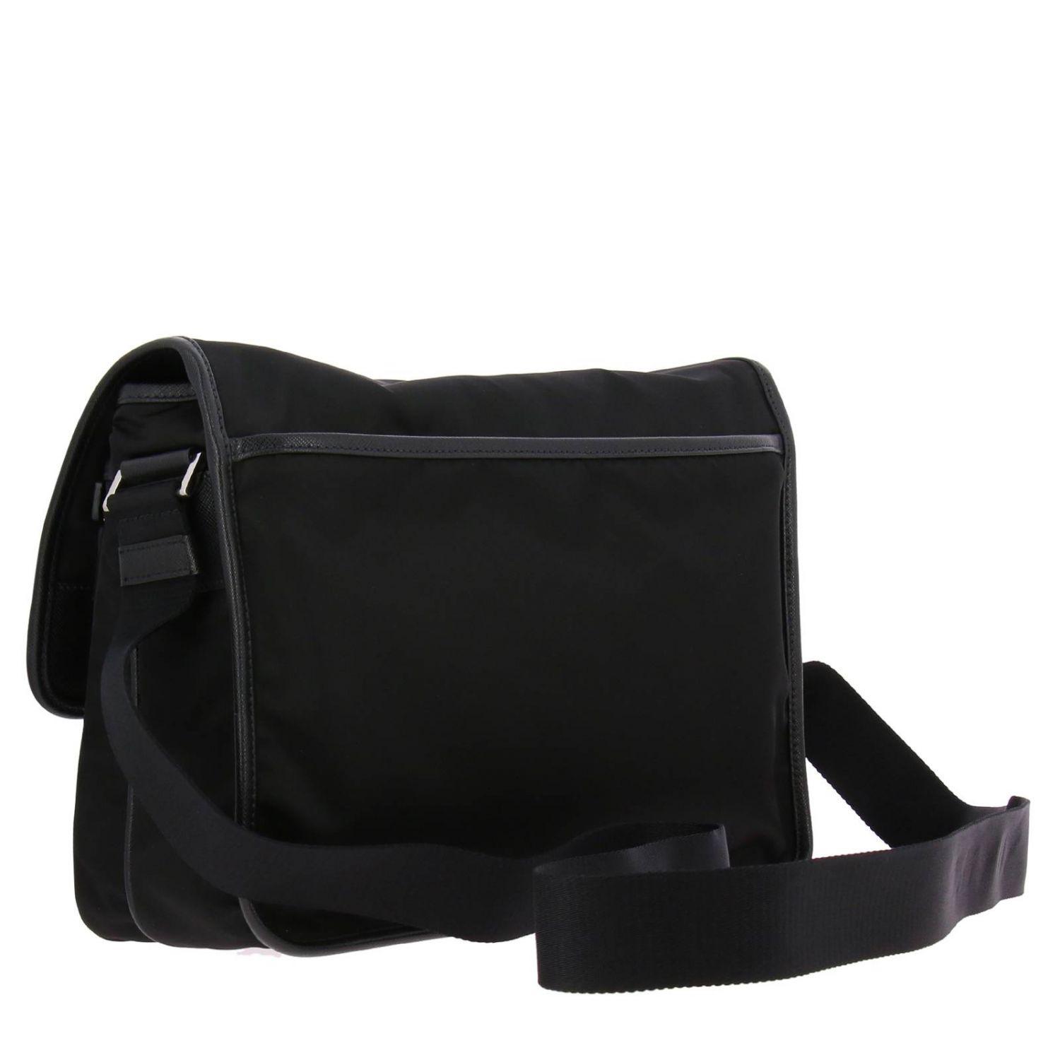 Prada Synthetic Shoulder Bag Bags Men in Black for Men - Lyst