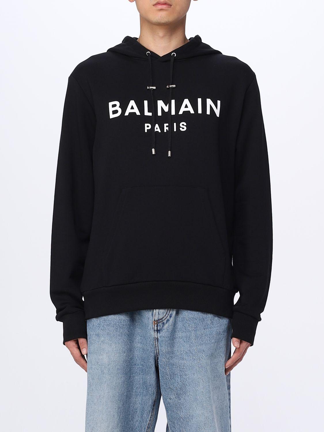 Balmain Sweatshirt in Black for Men | Lyst Canada