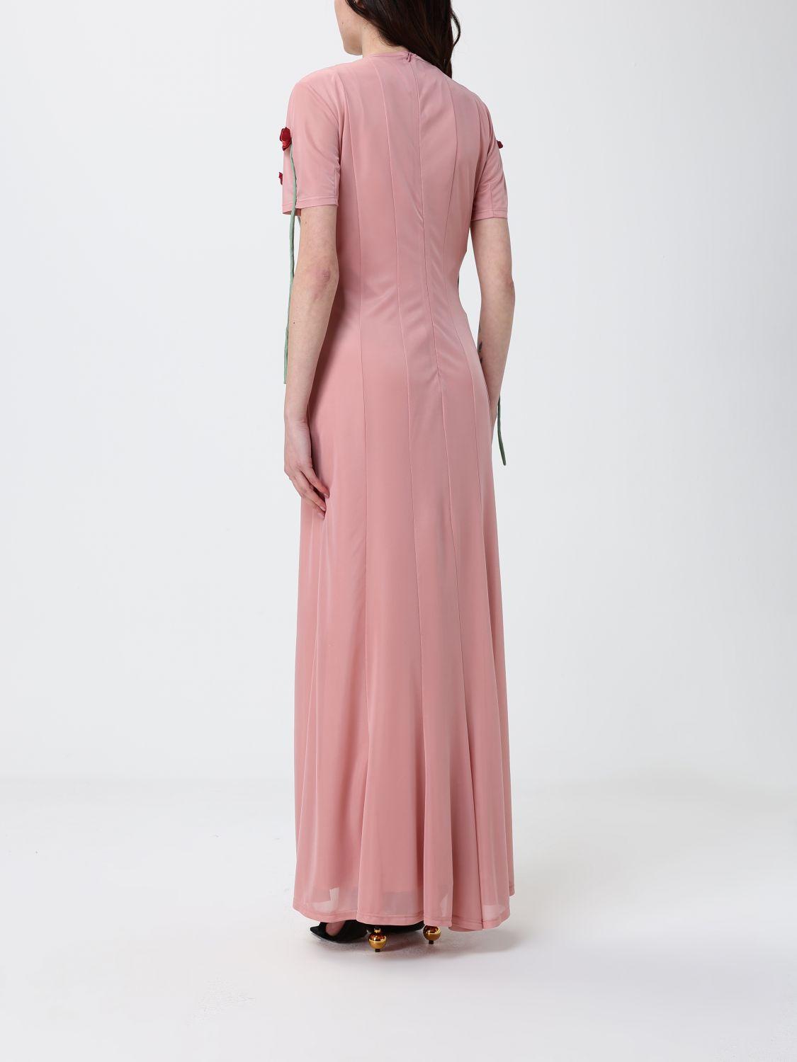 green emerald velvet dress BOUTIQUE MOSCHINO-Maxi Polka Dot Dress – Elilhaam main image 0