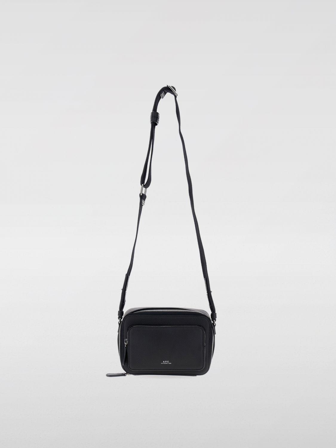 ショルダーバッグ A.P.C. Men Messenger Bags CODBMH62230LZZ Black A.P.C. メンズ ショルダーバッグ JAMES CROSSBODY POUCH (A.P.C.