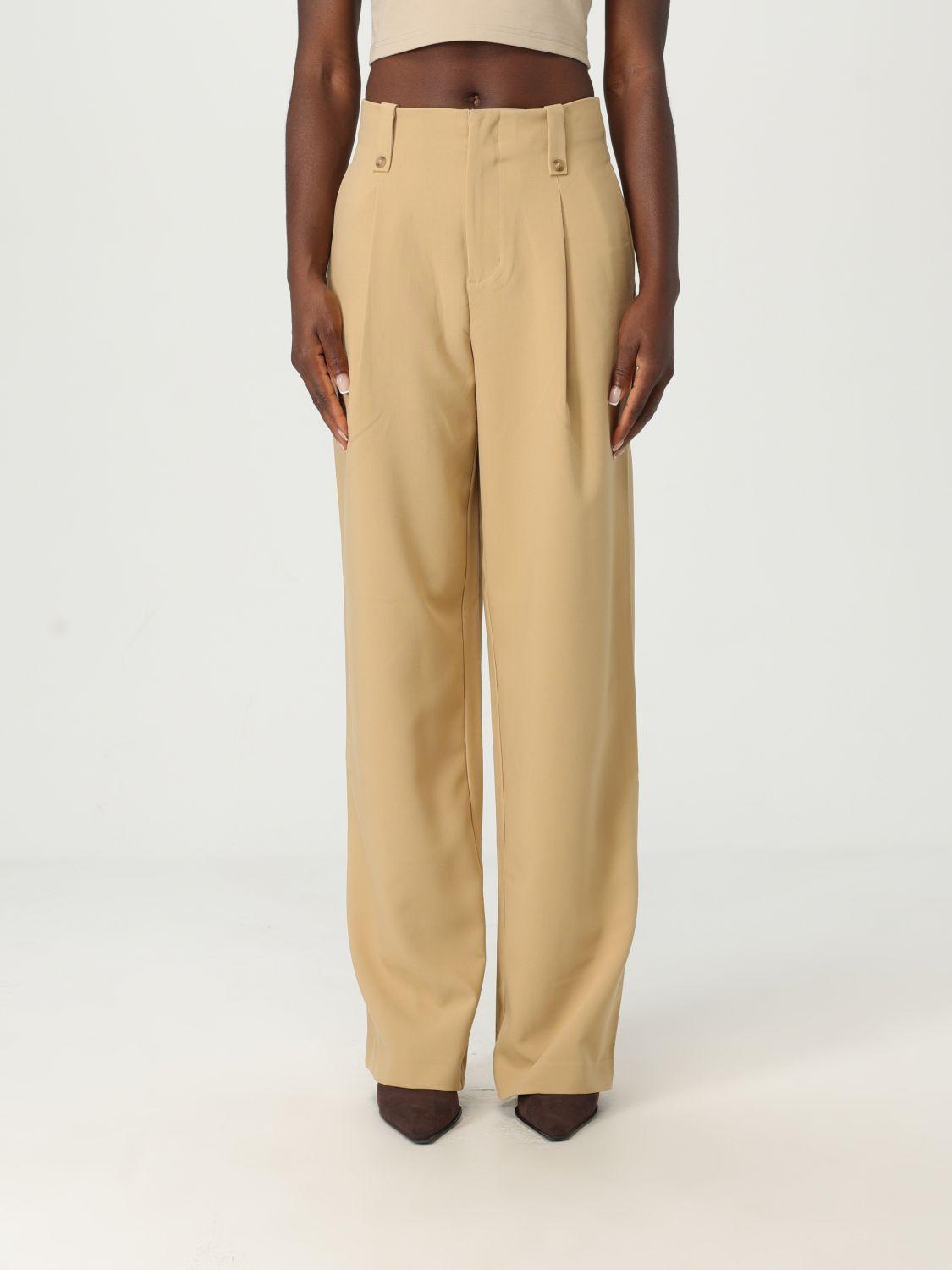 [カルバンクライン] CK JEAN Pleated Wide Leg Pants ☆ Calvin Klein Womens Sportswear Trouser,CHAI,2 at Amazon