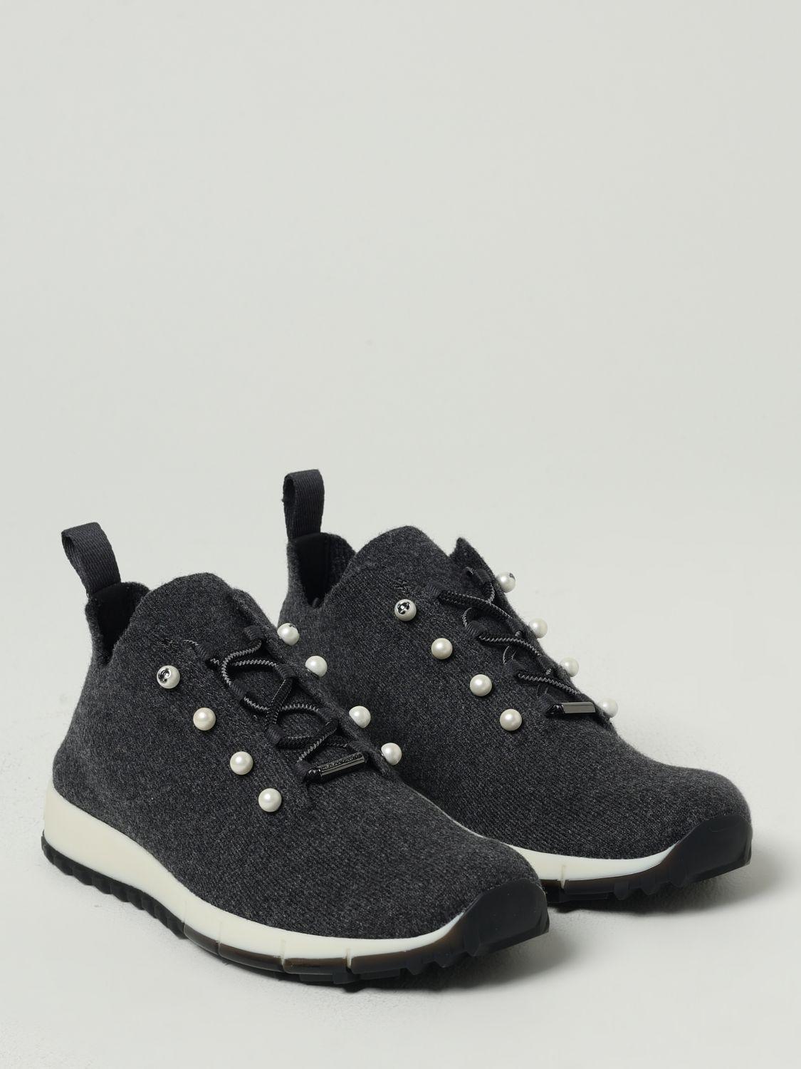 スニーカー Jimmy Choo Sneakers ジミー チュウ24年春スニーカー、“クリスタル付き”2WAY