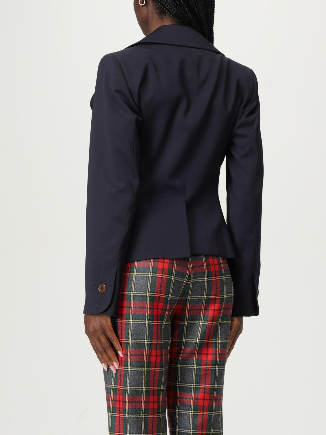 ジャケット VIVIENNE WESTWOOD Woman Jacket Navy 1401007GW018V K401 Vivienne Westwood Casual jackets for Women | Online Sale up