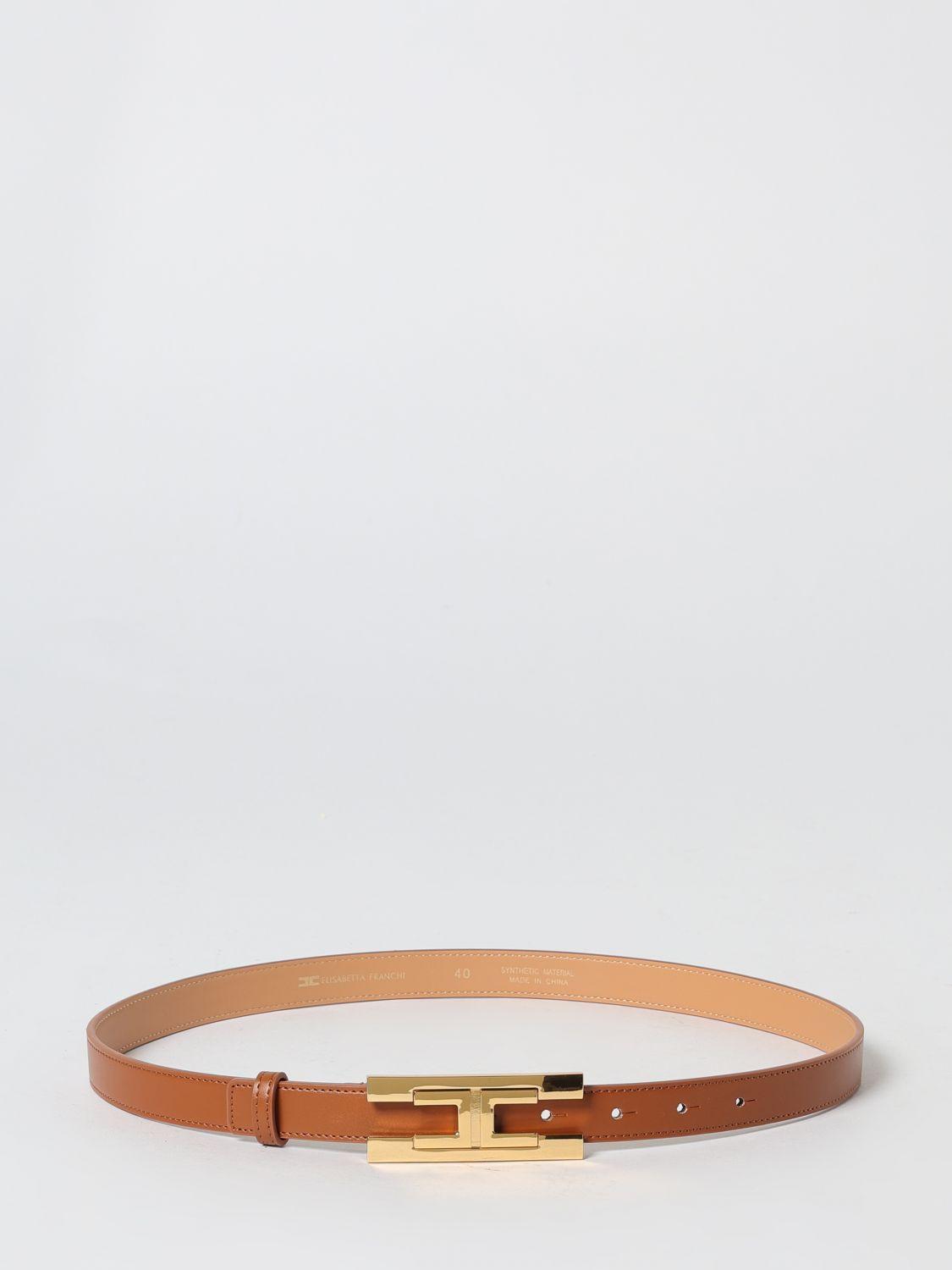 Elisabetta Franchi Belt in Brown Lyst UK