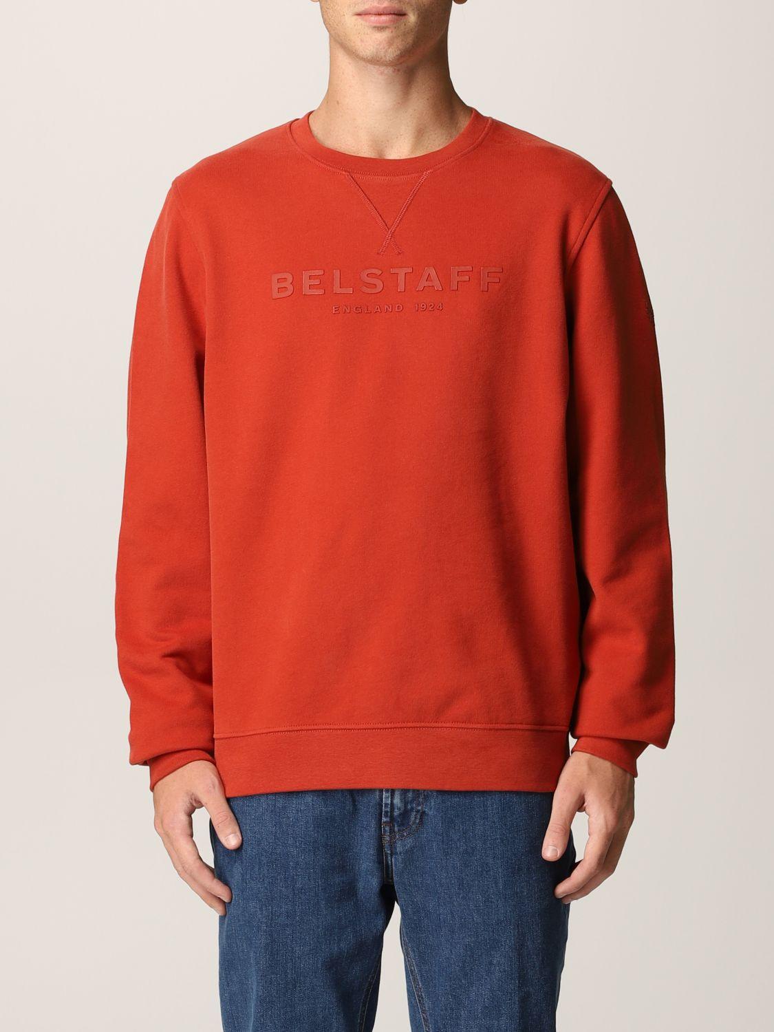 Belstaff Sweatshirt in Red (Black) for Men - Lyst