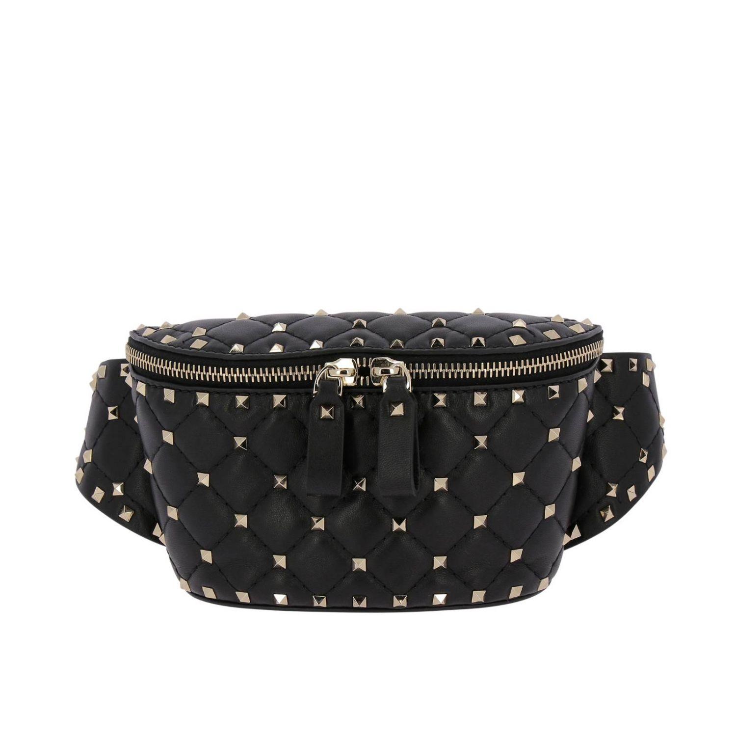 Valentino Leather Women&#39;s Belt Bag in Black - Lyst