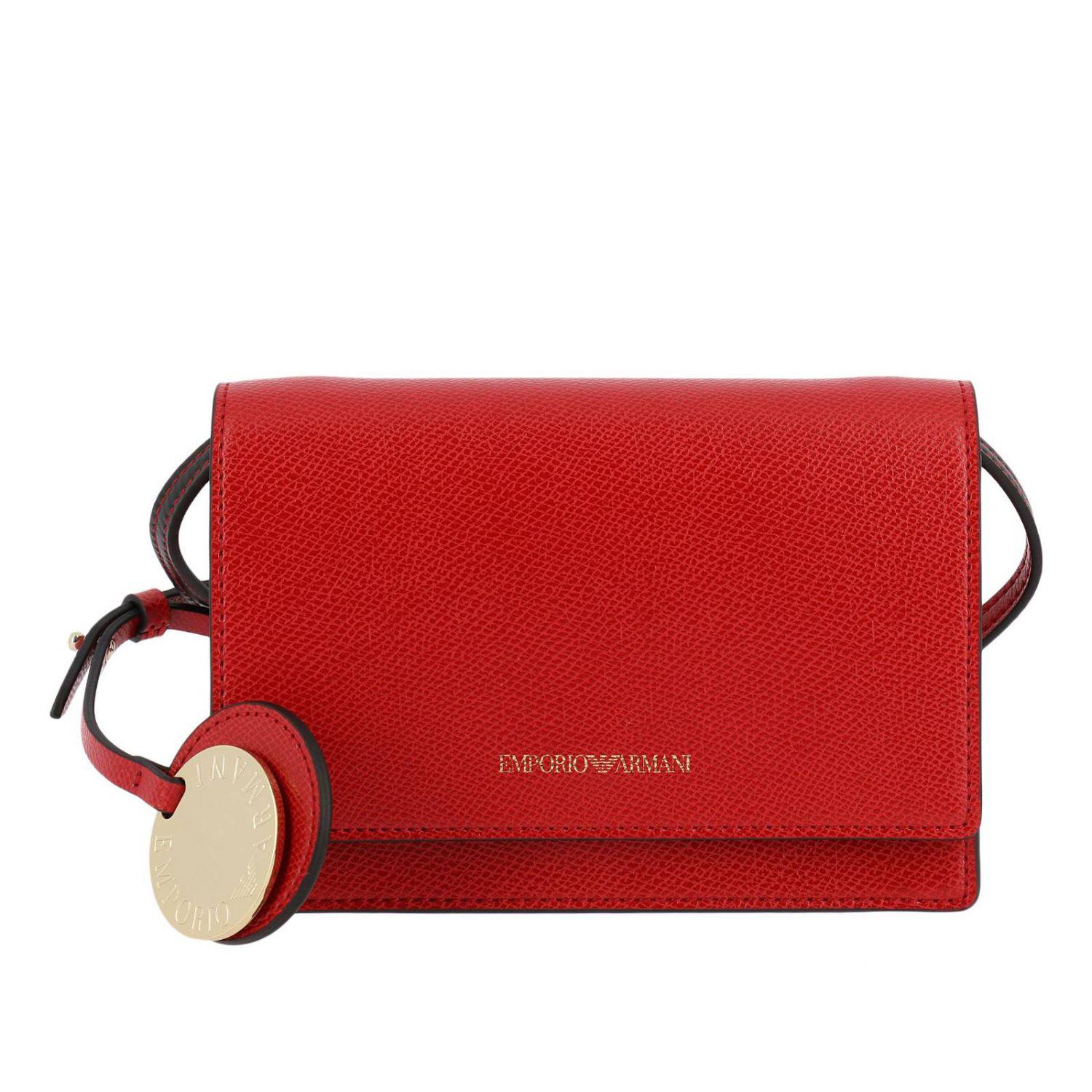 Emporio Armani Mini Bag Shoulder Bag Women in Red | Lyst