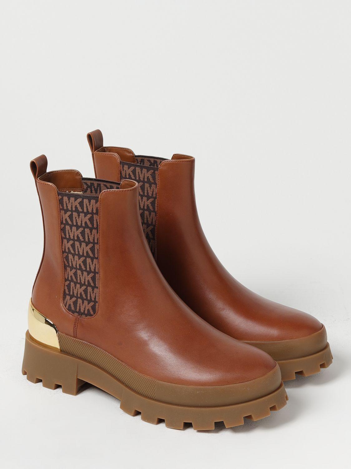 Michael kors boots tan outlet