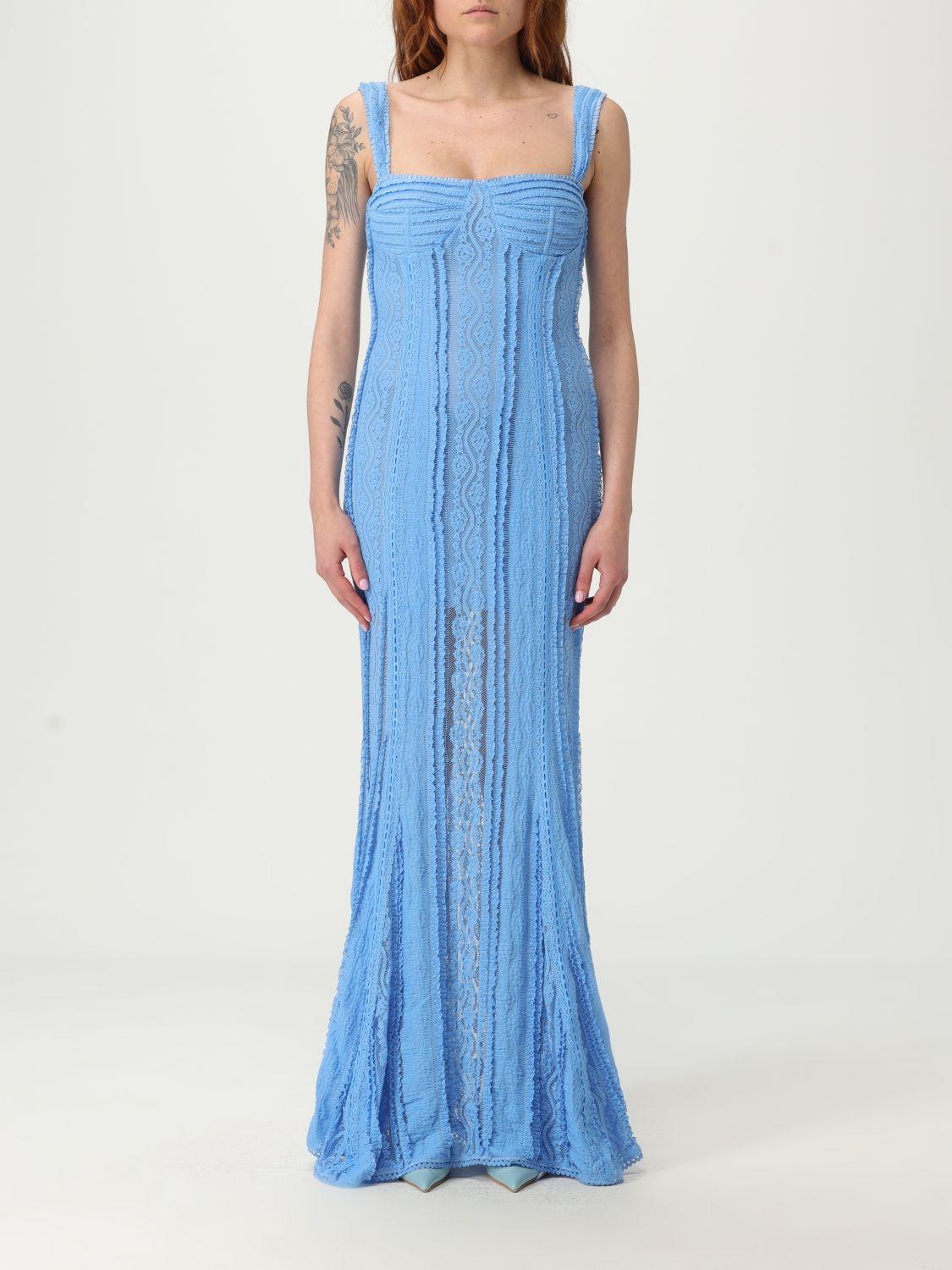 charo ruiz ibiza blue dress Bail Blue Sealace Strapless Embroidered Mini Dress main image 0