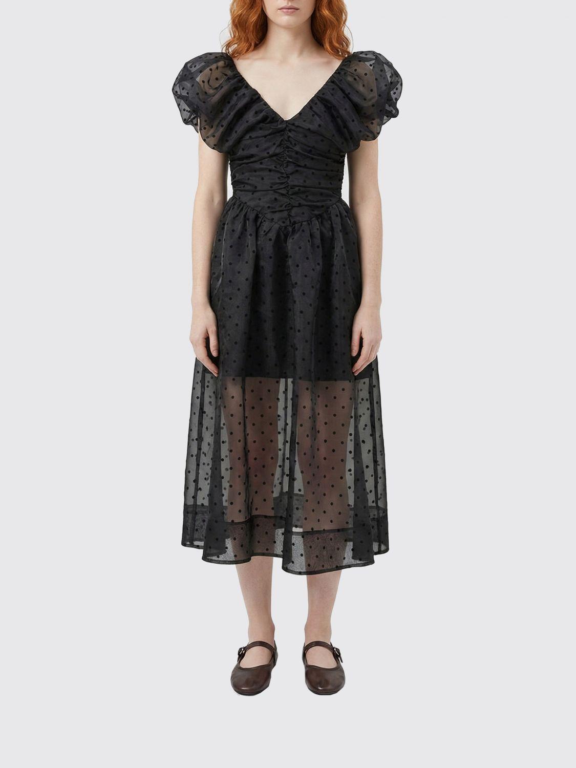 jacquard lace mini dress Chic Charm Jacquard Mini Dress in Black S / Black main image 1