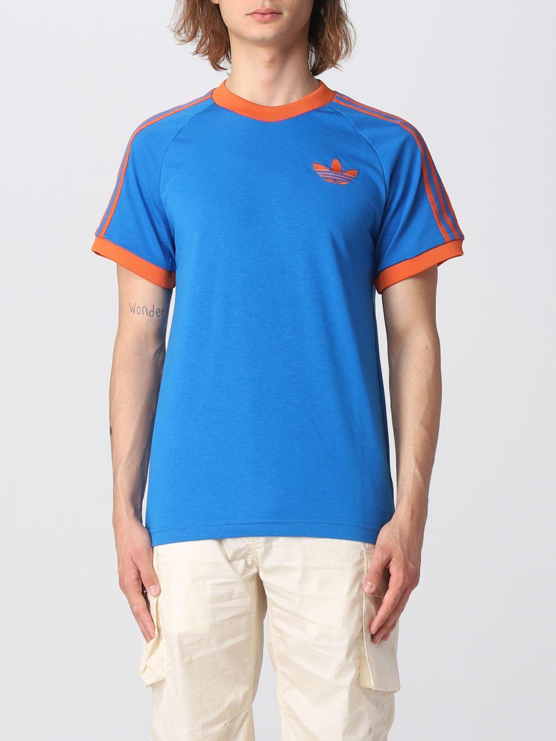 Camiseta adidas top originals hombre azul
