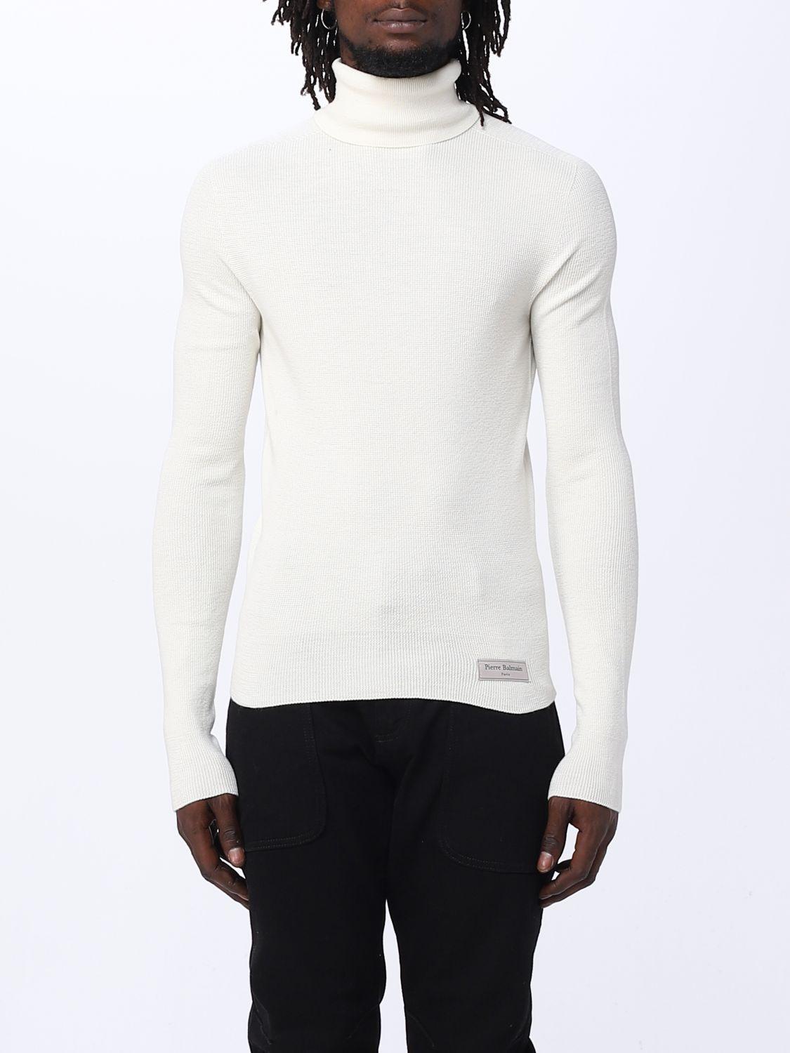 Balmain Sweater in White for Men Lyst