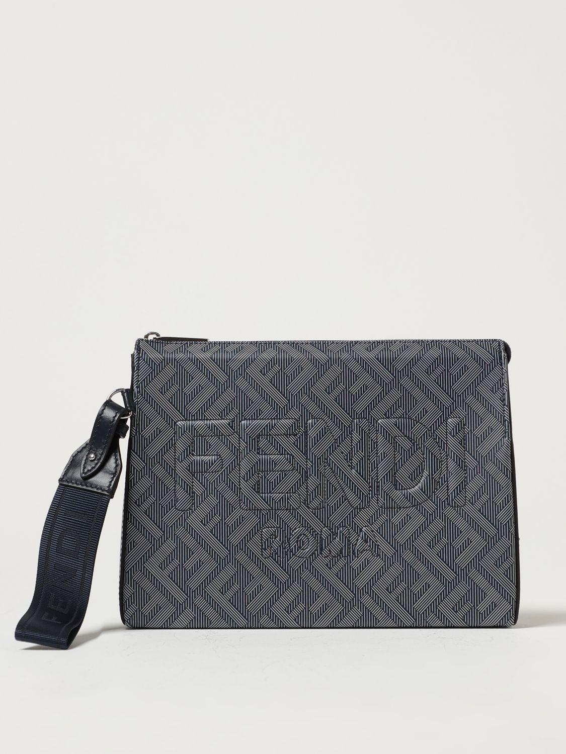 FENDI: Shadow wallet in leather with all-over FF monogram print
