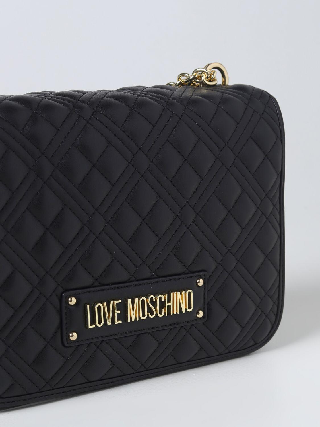 Love Moschino Shoulder Bag in Black | Lyst