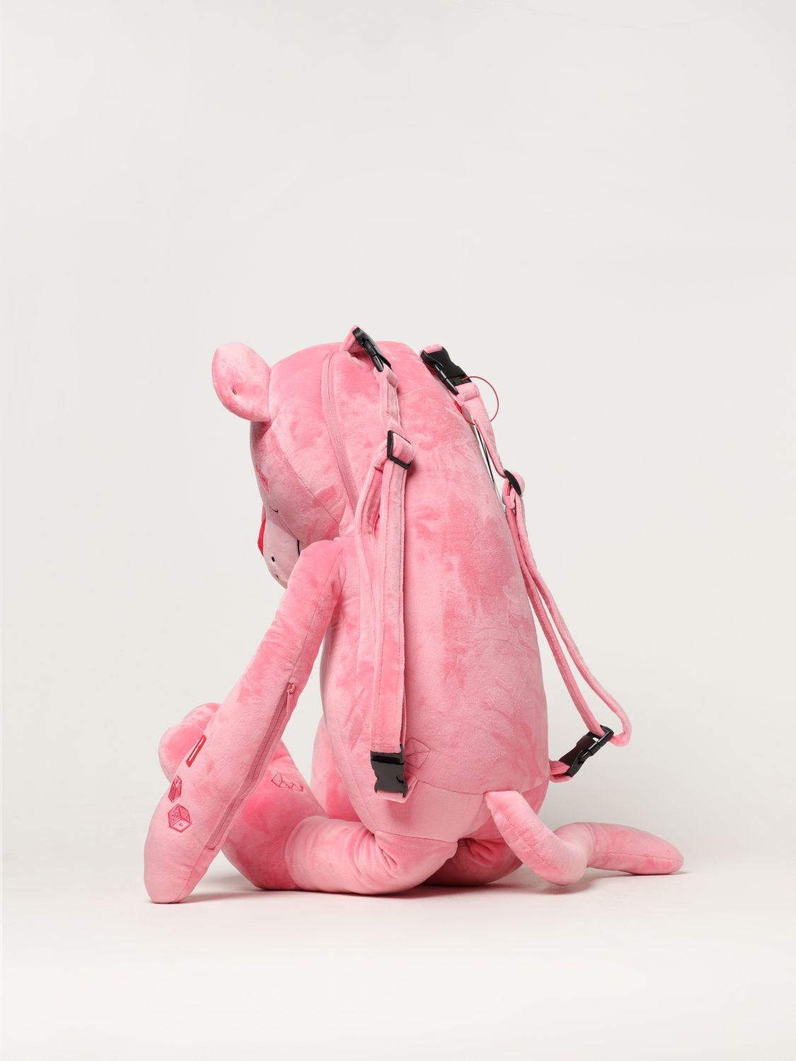 Pink Sprayground Backpacks Teddy Bear Sprayground Backpack In