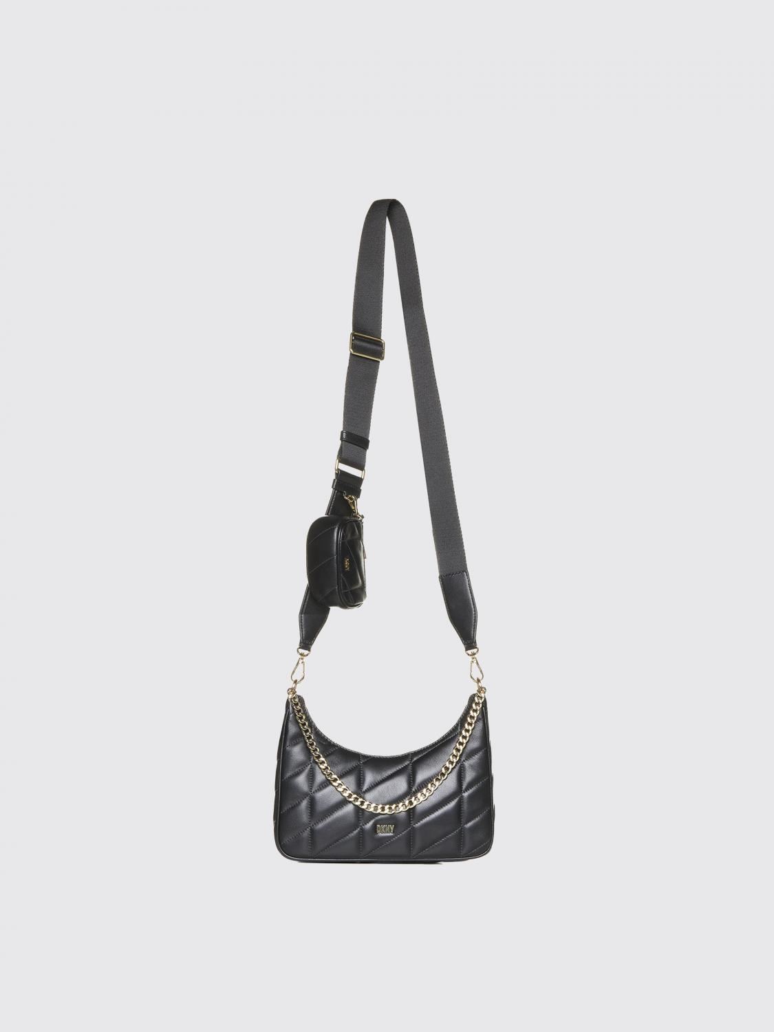 Dkny black and white bag sales