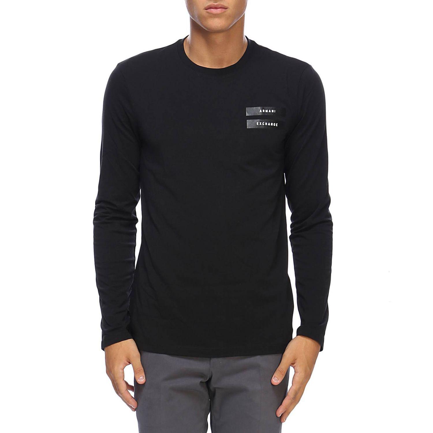 Armani Exchange T-shirt Men in Black for Men - Lyst