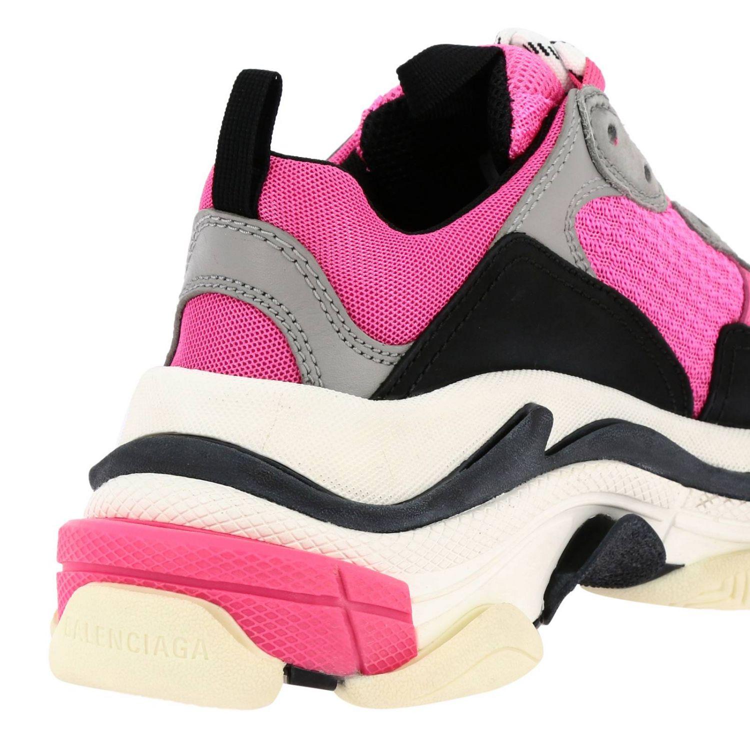 track sneaker balenciaga pink