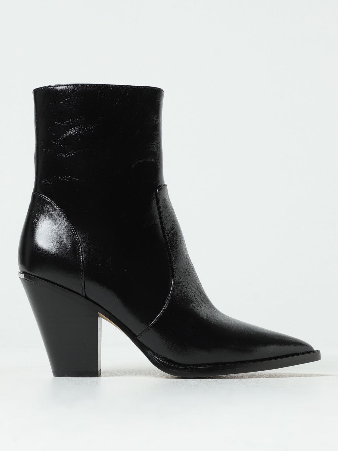 Michael Kors Flat Ankle Boots in Black Lyst UK