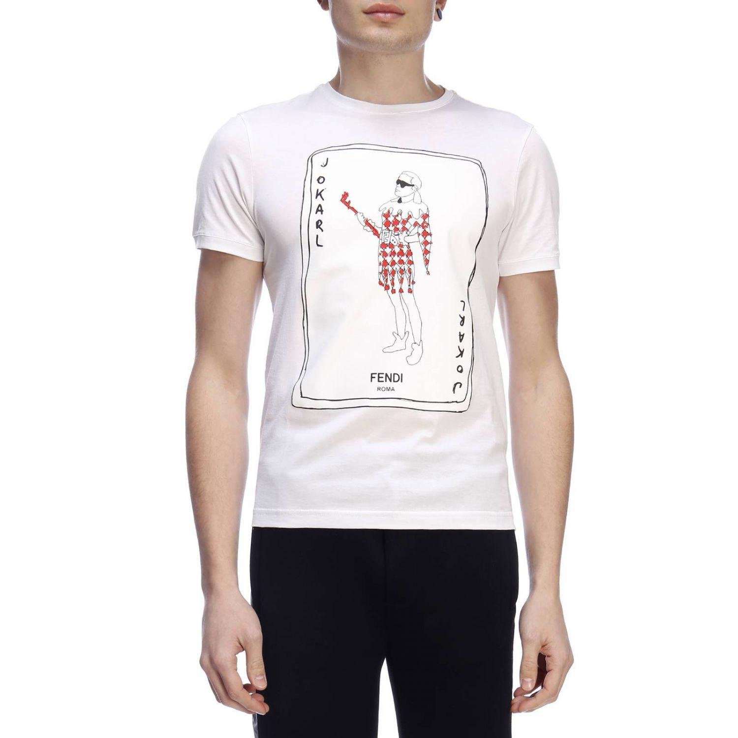 white fendi shirt