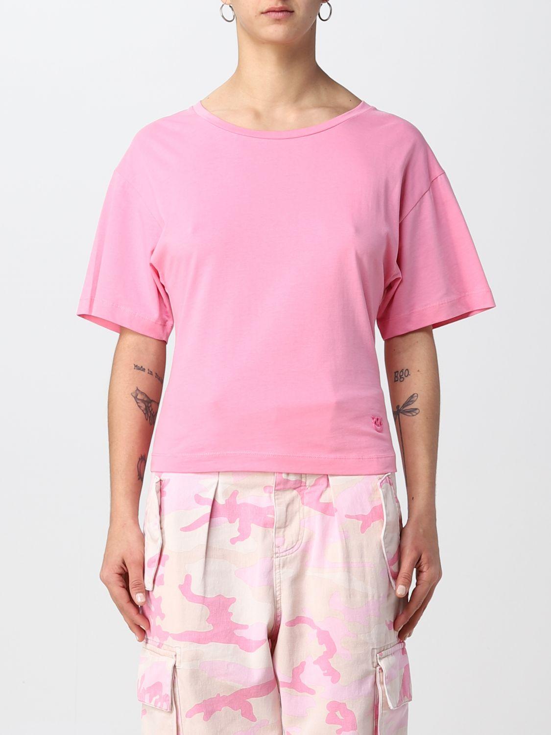 Pinko T-shirt o in Pink | Lyst DE