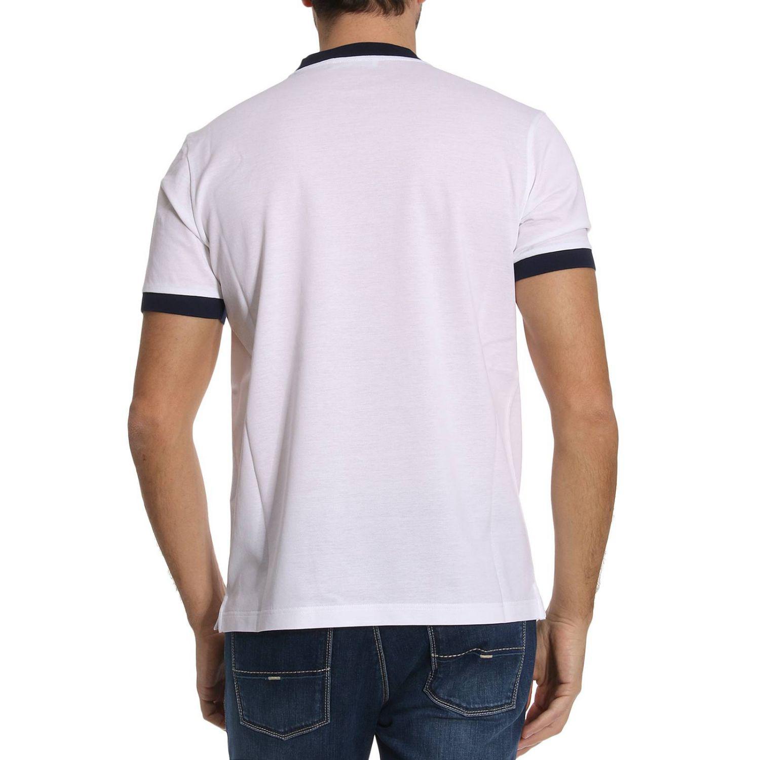 Prada Cotton T-shirt Men in White for Men - Lyst