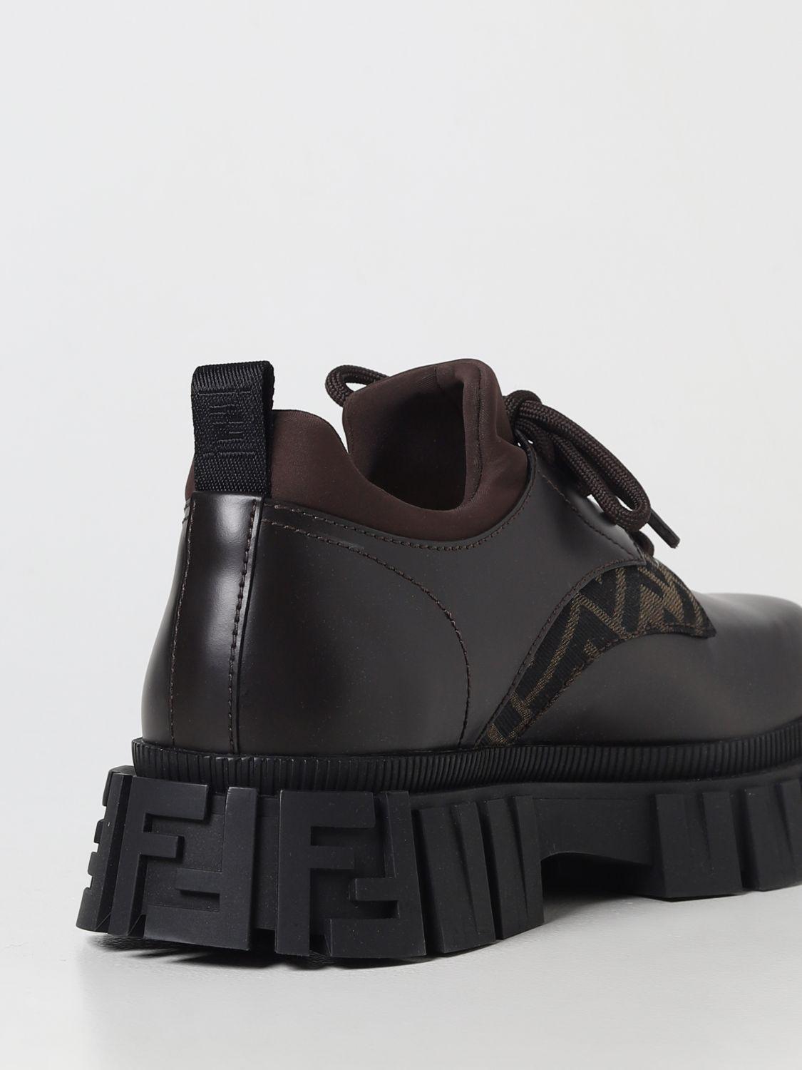 Fendi Brogue Shoes in Black for Men | Lyst