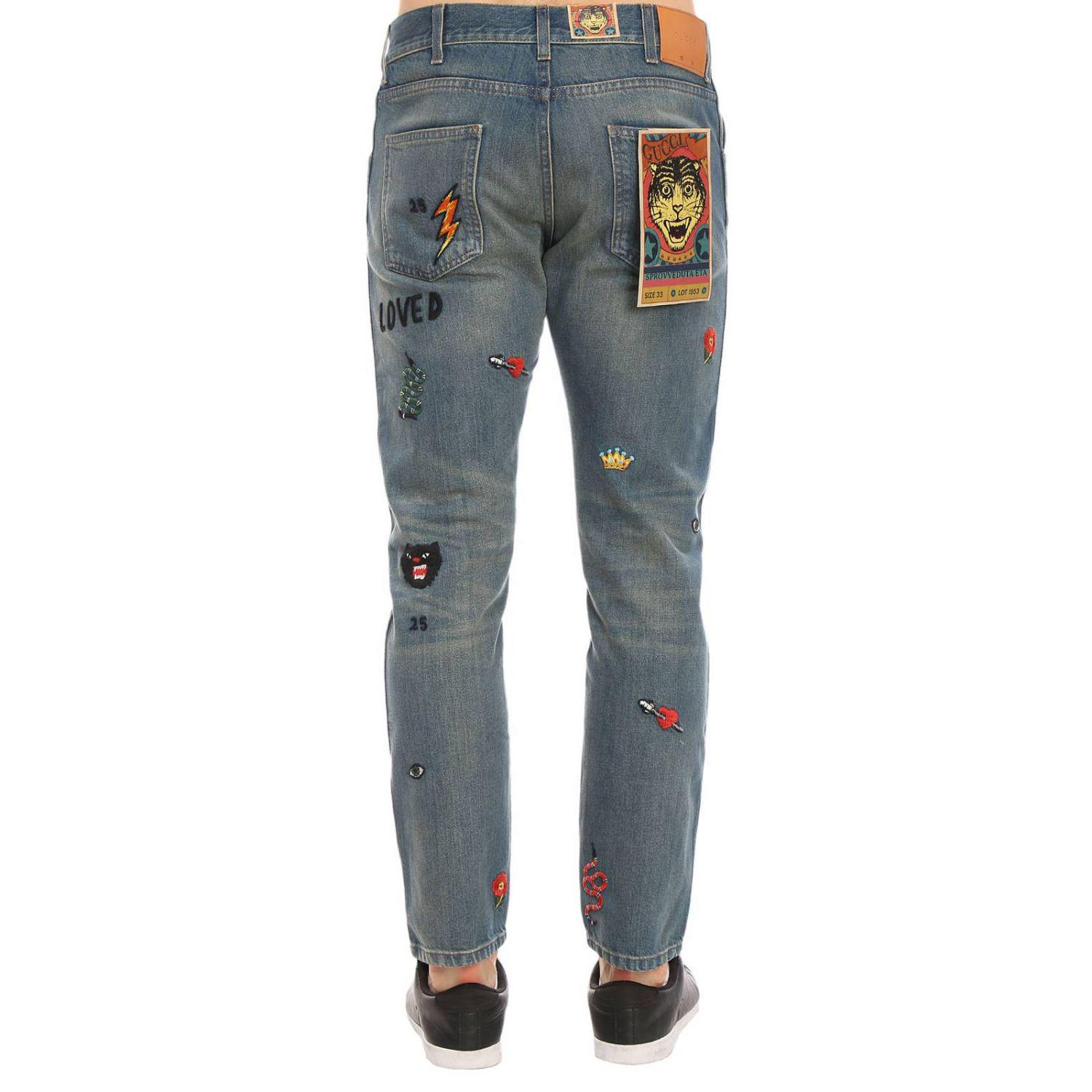 pantalones vaqueros gucci mujer