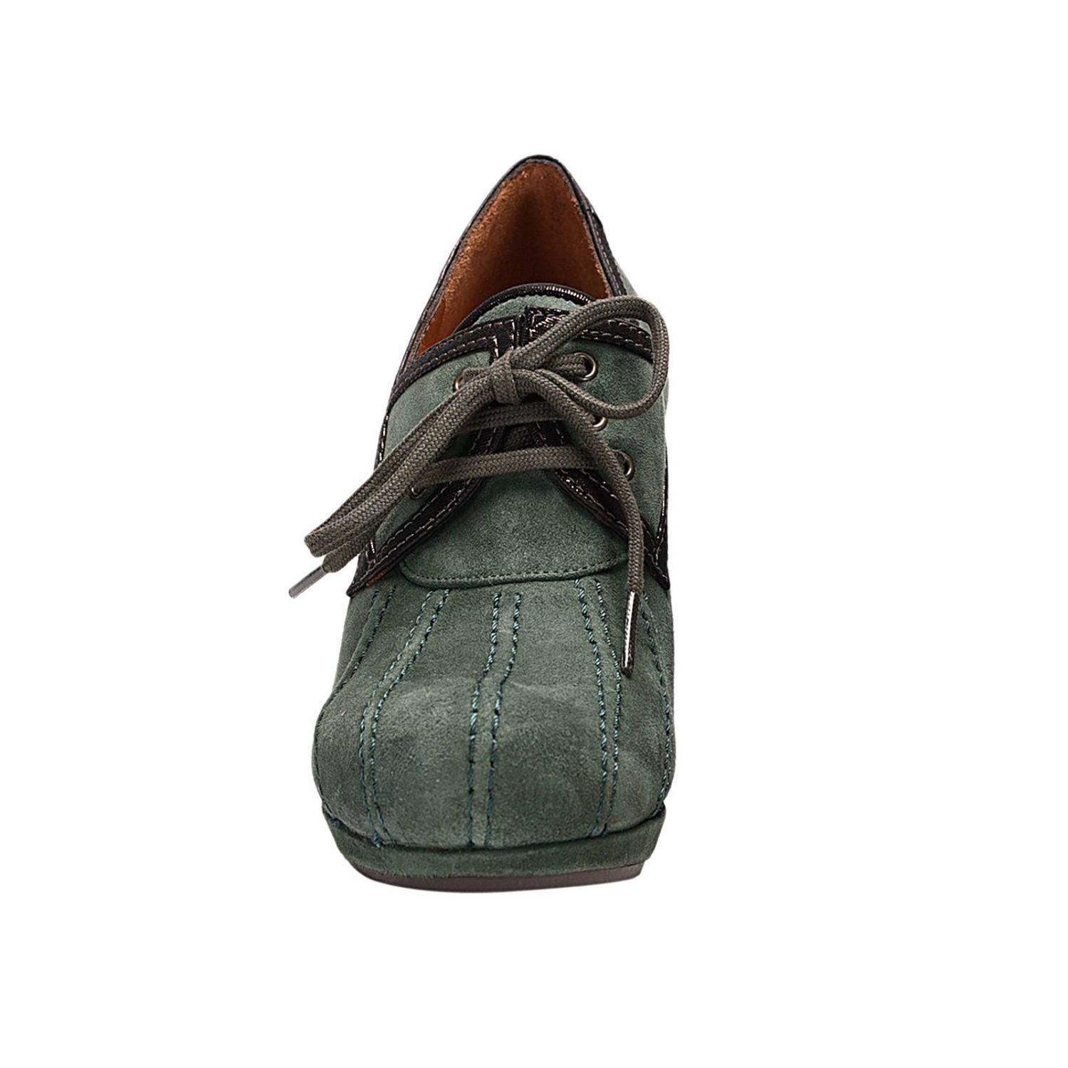 Chie Mihara Leather High Heel Shoes Shoes Woman in Green