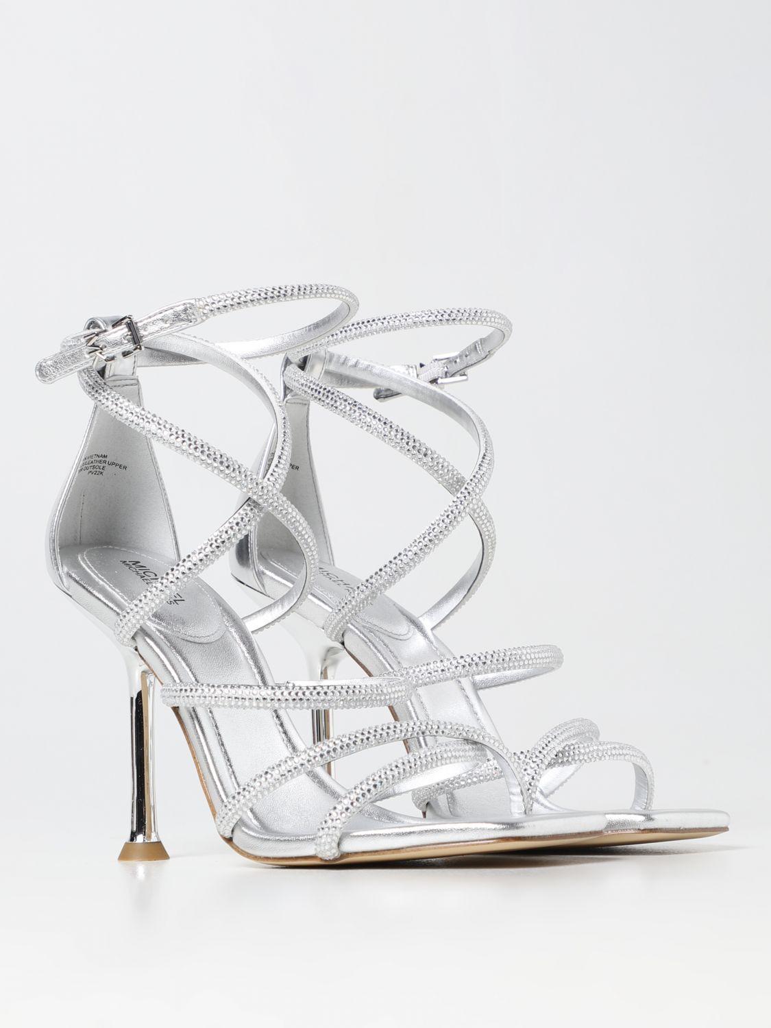 Michael Kors Heeled Sandals in White Lyst UK