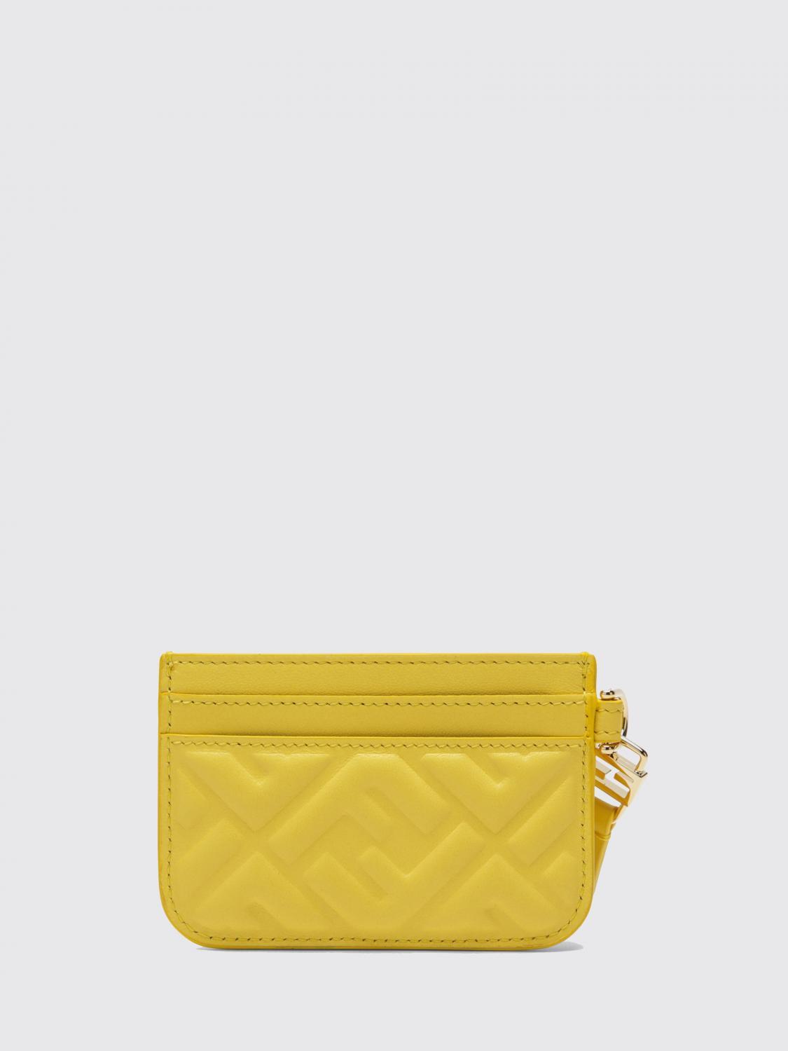 Albano pelletterie srl - Portafoglio Donna In Pelle Coconuda 408-92 Giallo