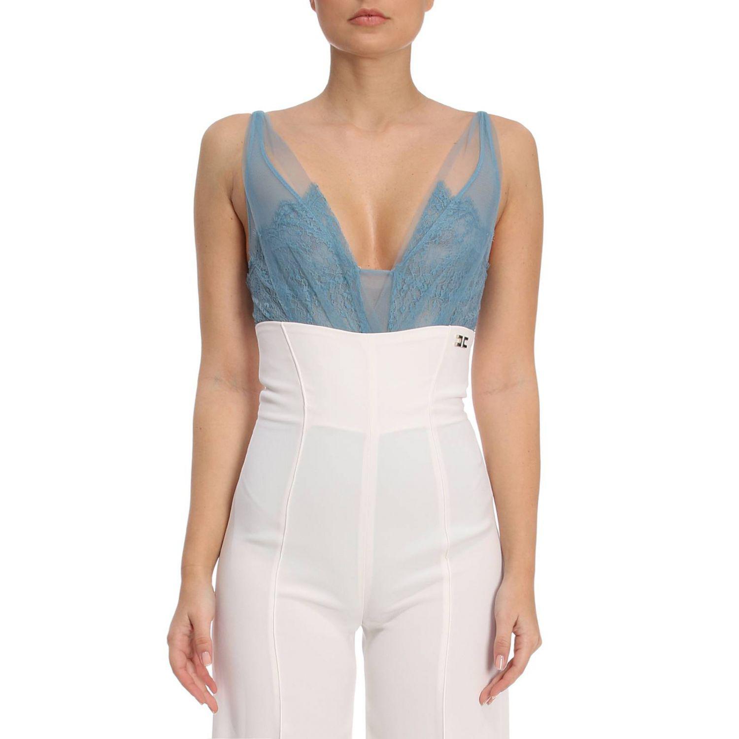 Elisabetta Franchi Synthetic Body Women in Blue | Lyst UK