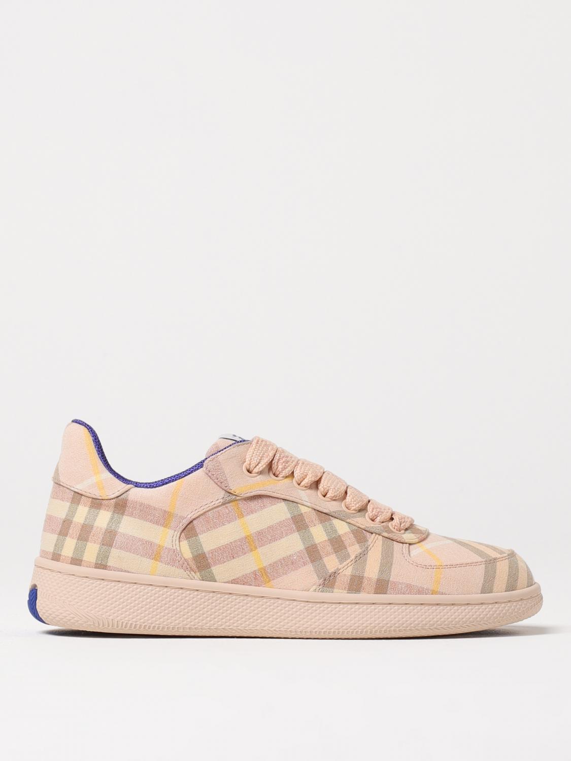 Pink Burberry Sneakers for Women | Lyst