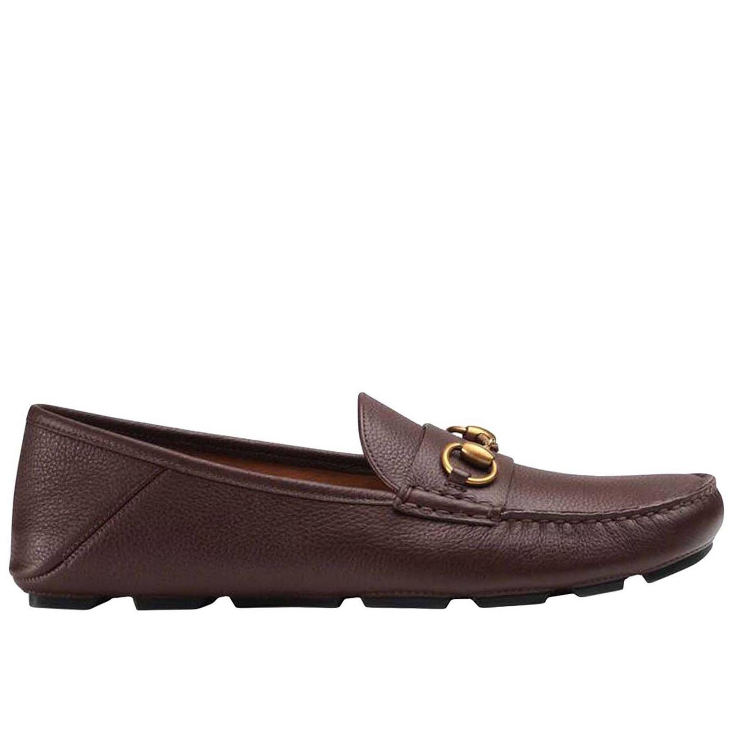 brown mens gucci loafers