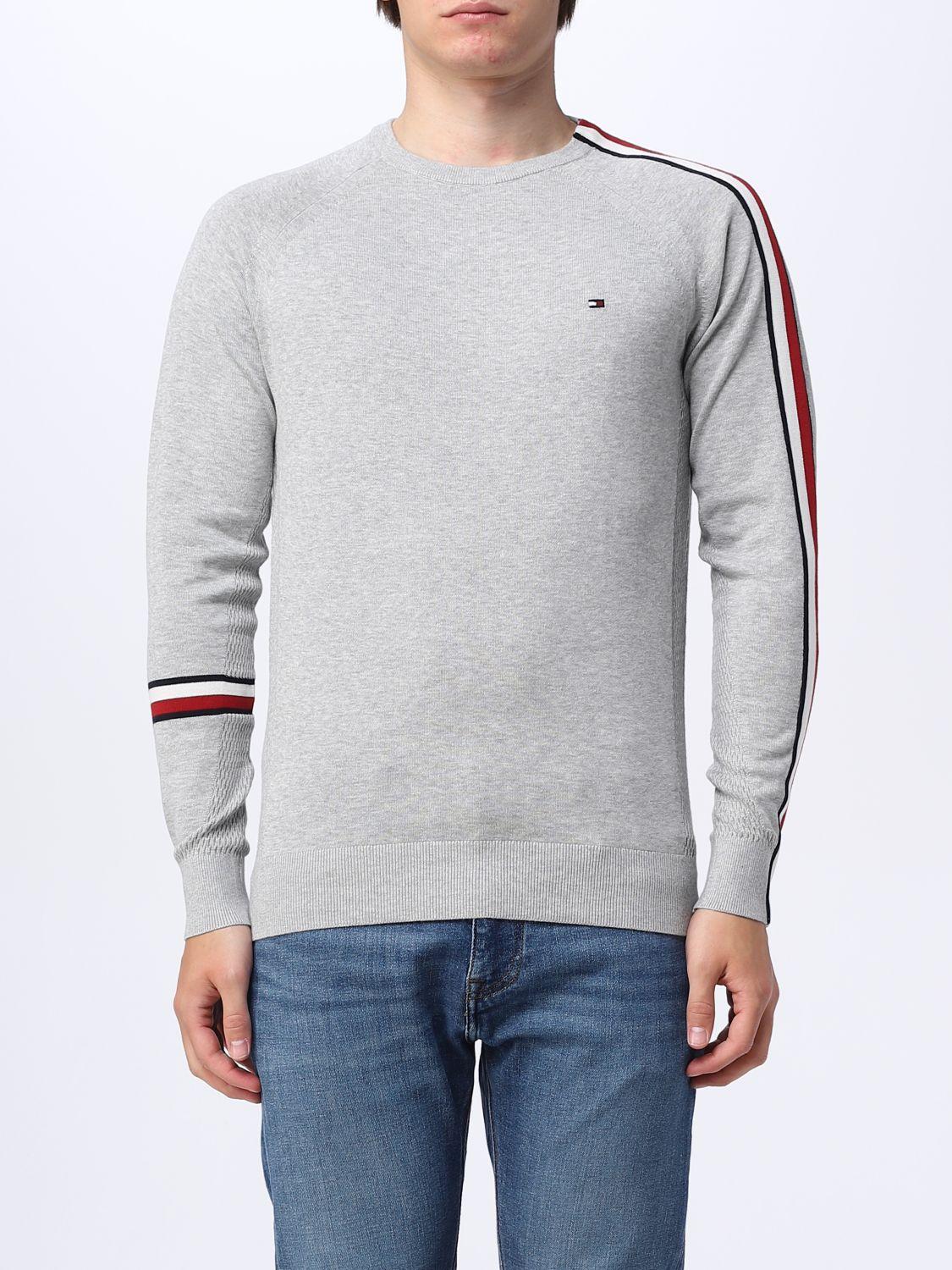 Tommy Hilfiger Jumper in Grey for Men | Lyst Canada