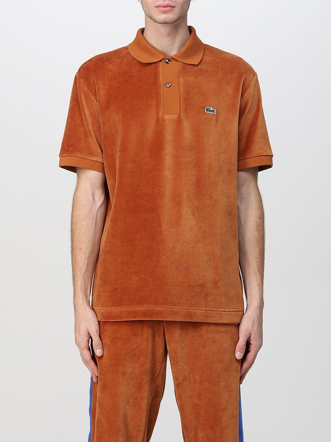 Lacoste Polo Shirt in Orange for Men Lyst Canada
