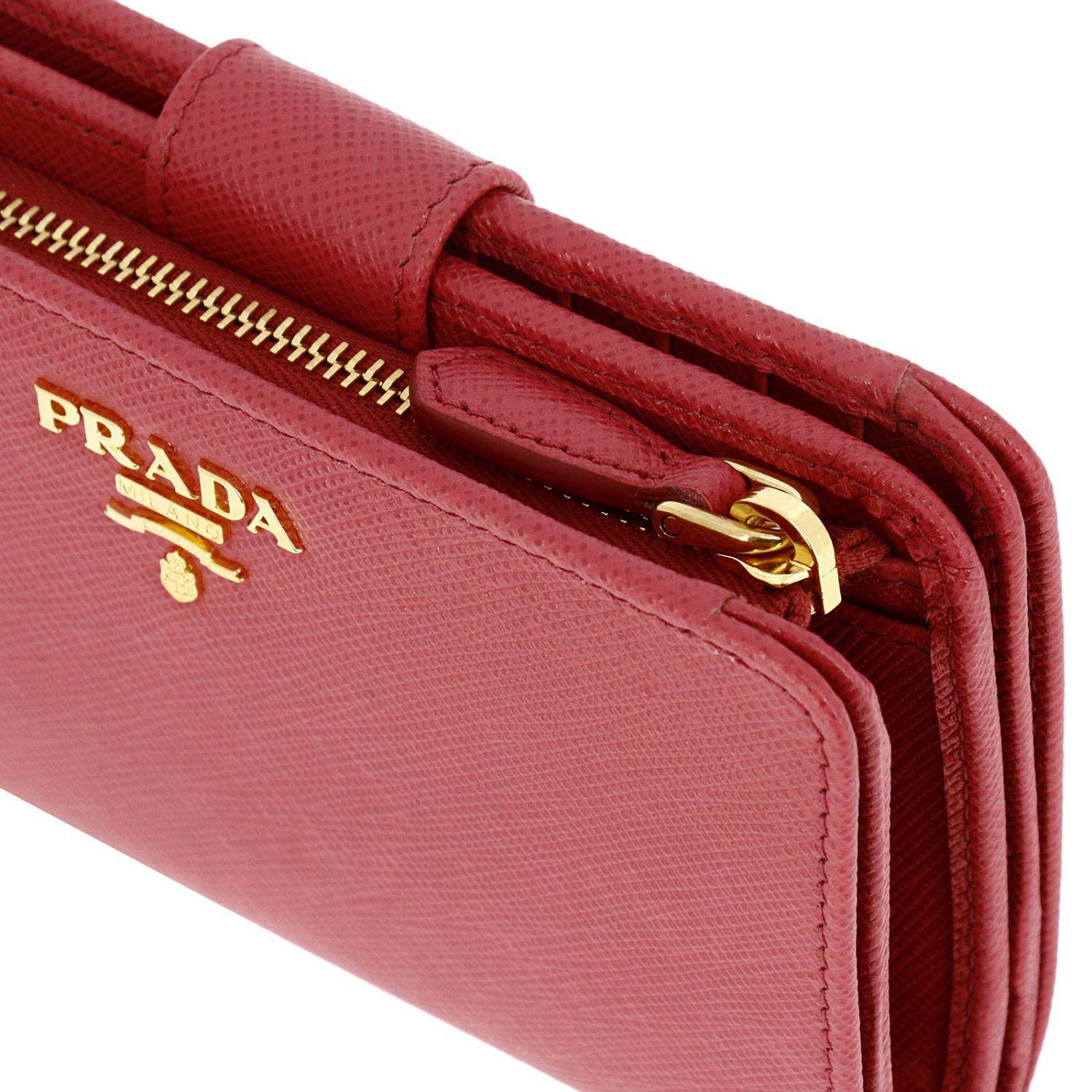 prada women's wallets on sale