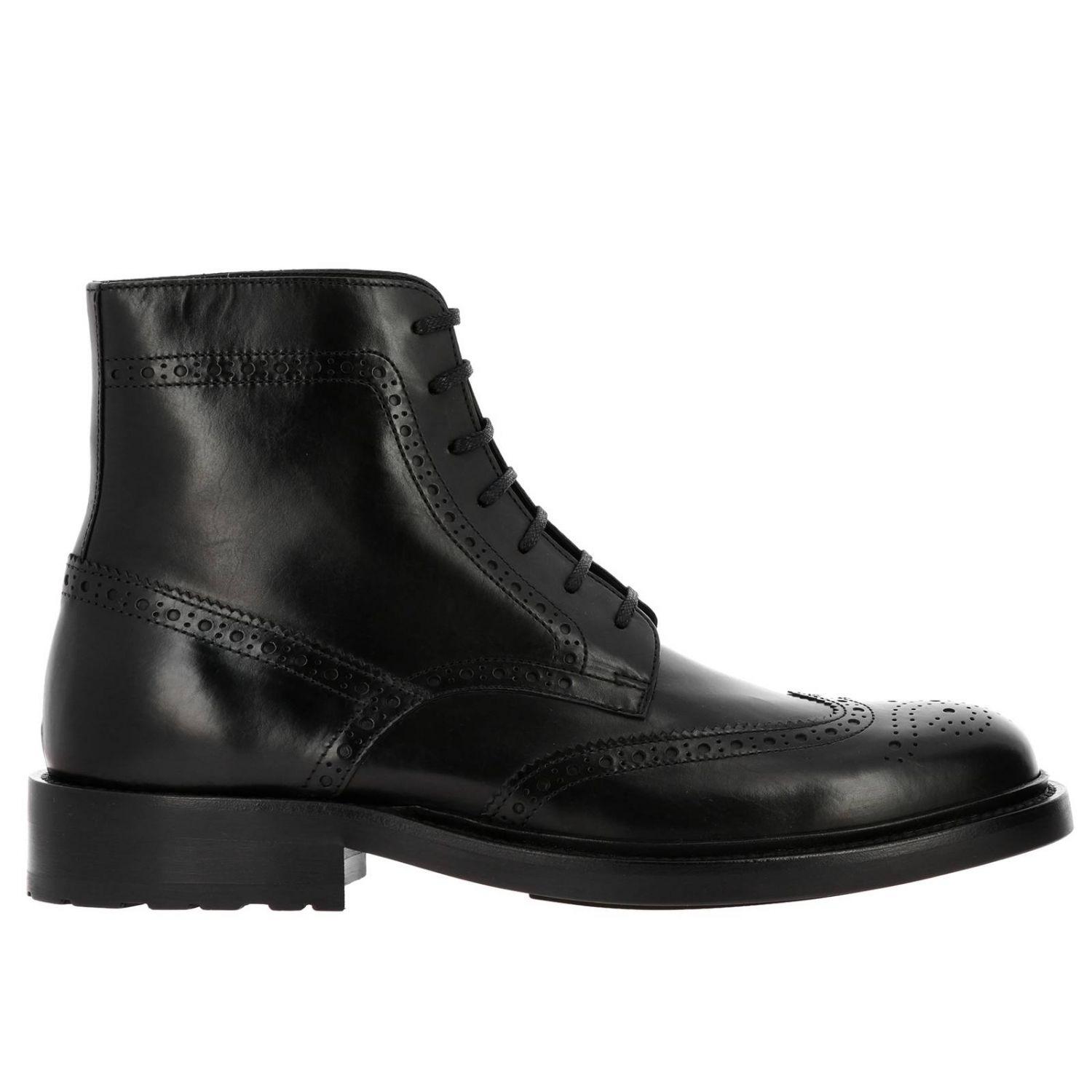 saint laurent brogue boots