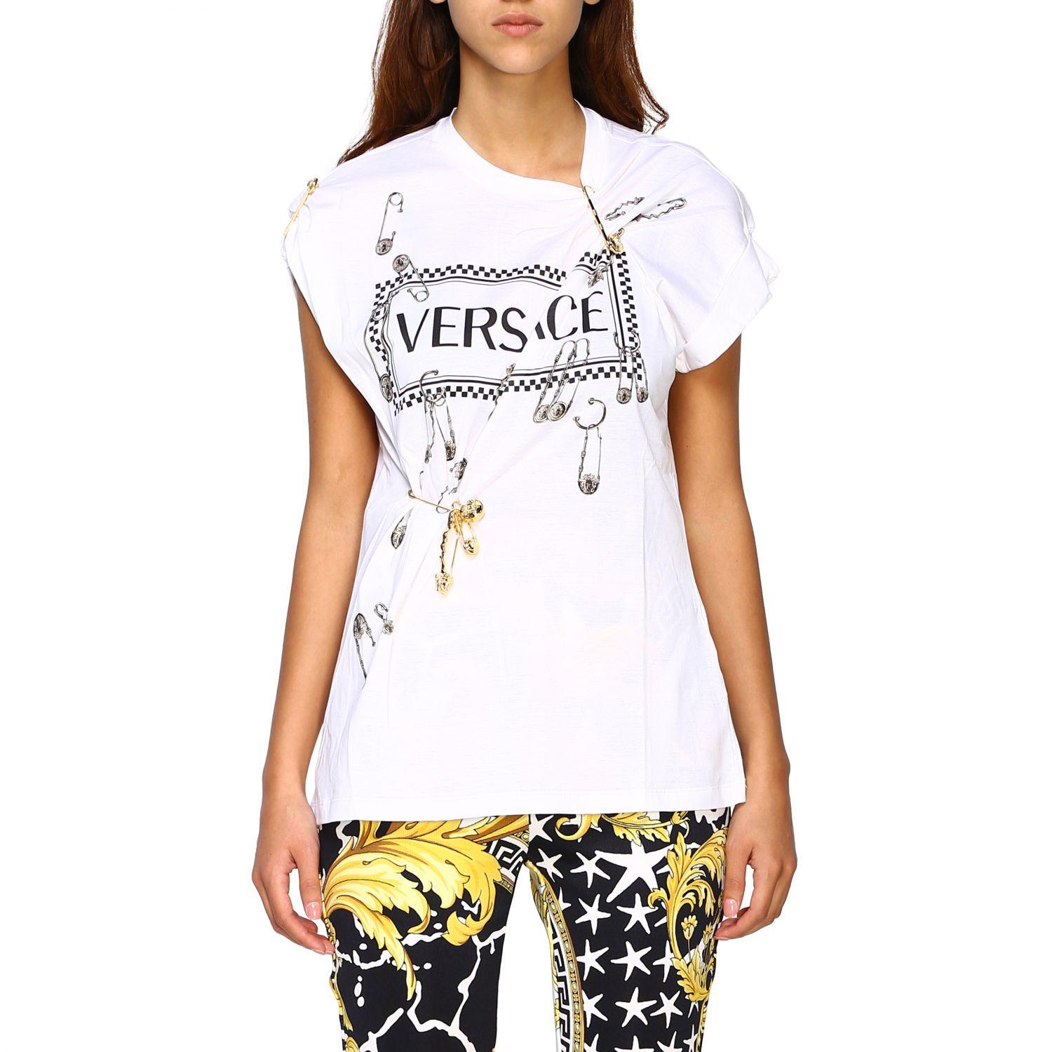 versace t shirt and shorts set