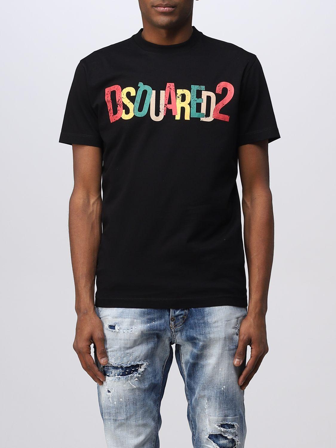DSquared² T-shirt in Black for Men | Lyst