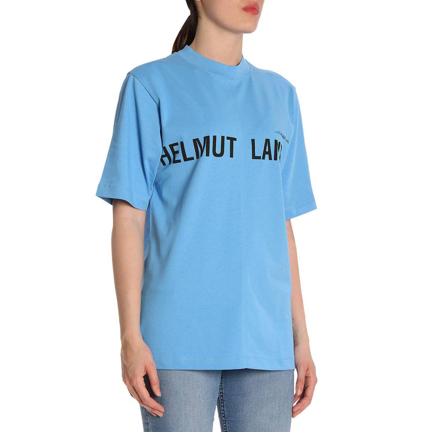 blue helmut lang t shirt