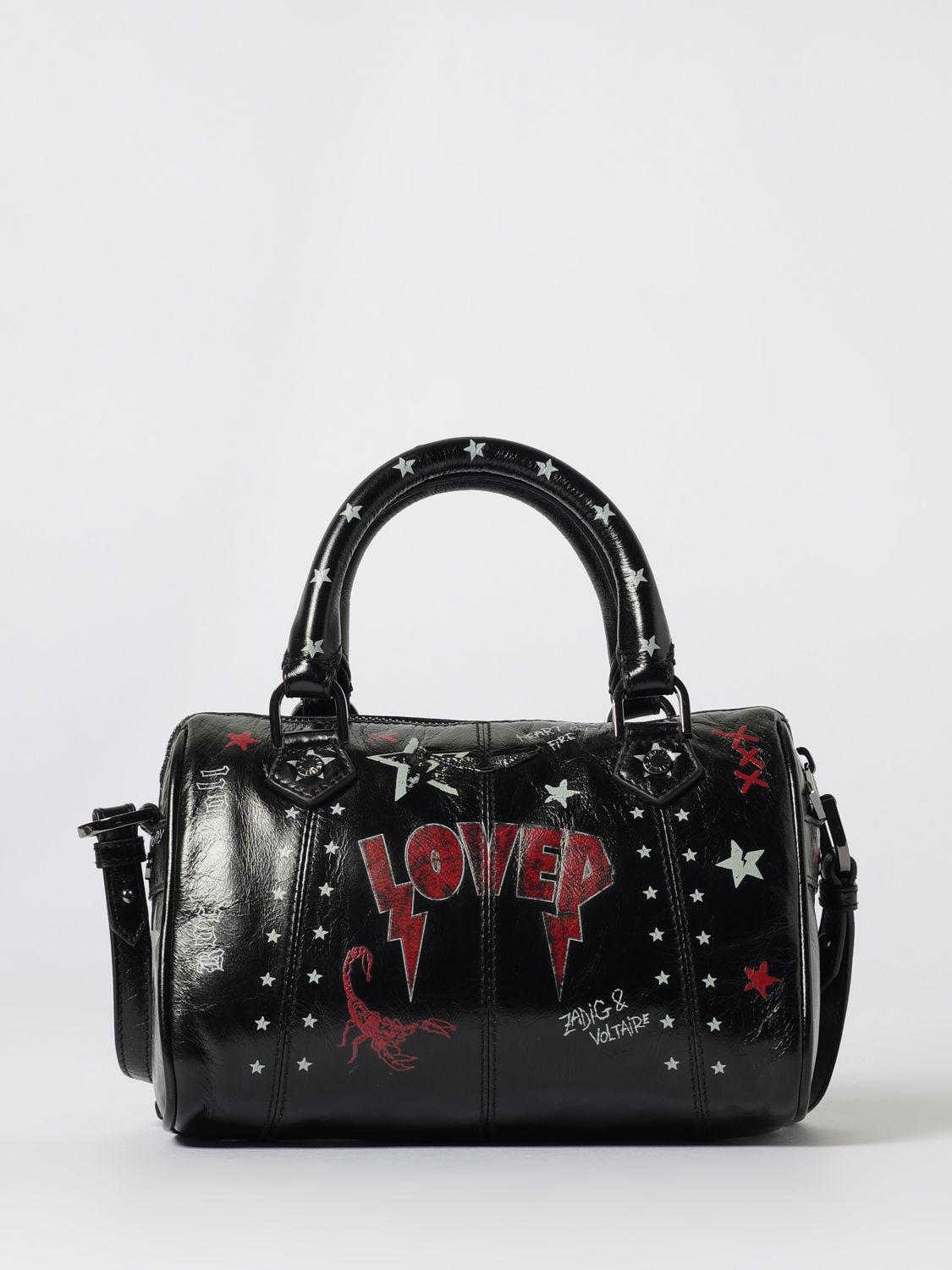 Sac à Main Zadig & Voltaire En Cuir Noir - Style Bandoulière - Neuf Sans Étiquette