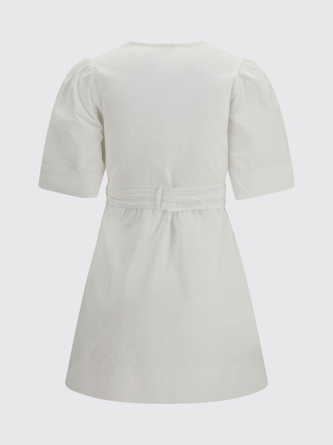 knee length dresses for ladies Tie String Mini Dress in Bright White main image 1