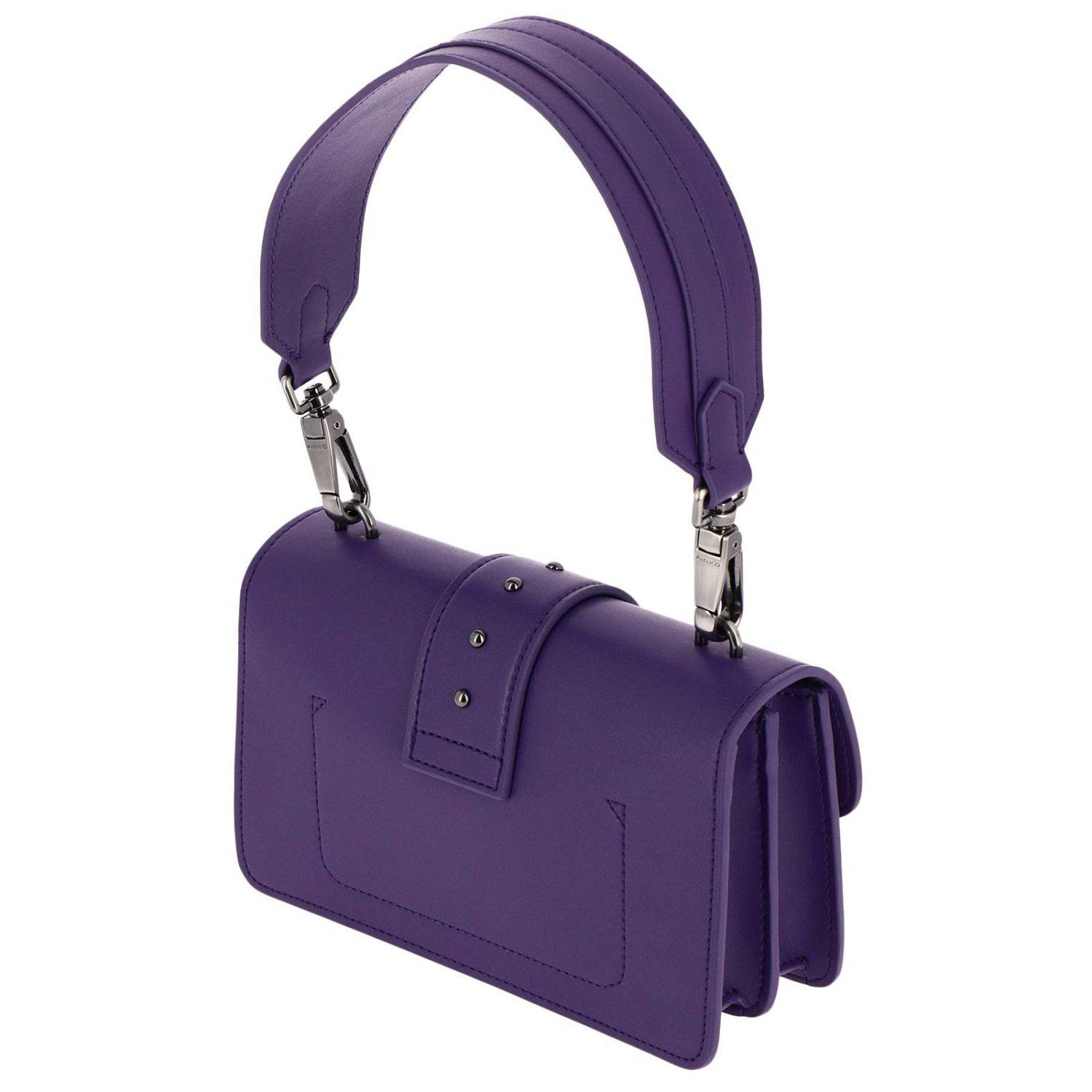 purple mini bag