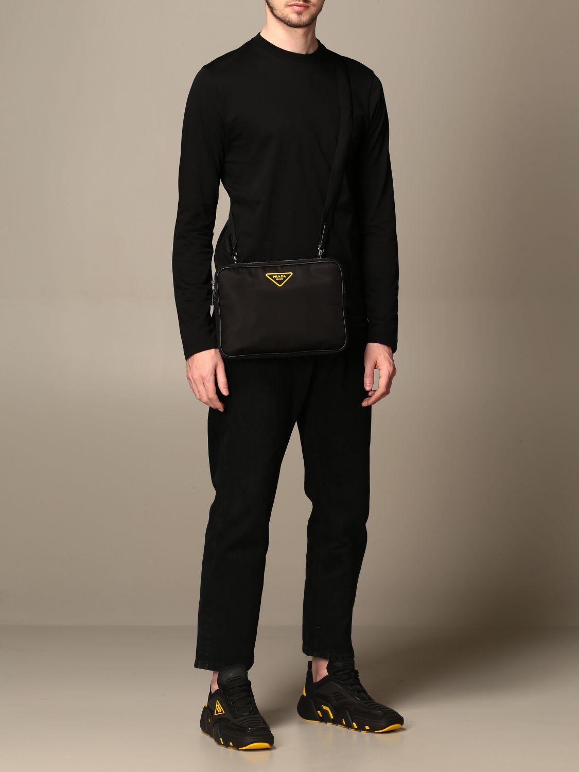 prada shoulder bag in black 1