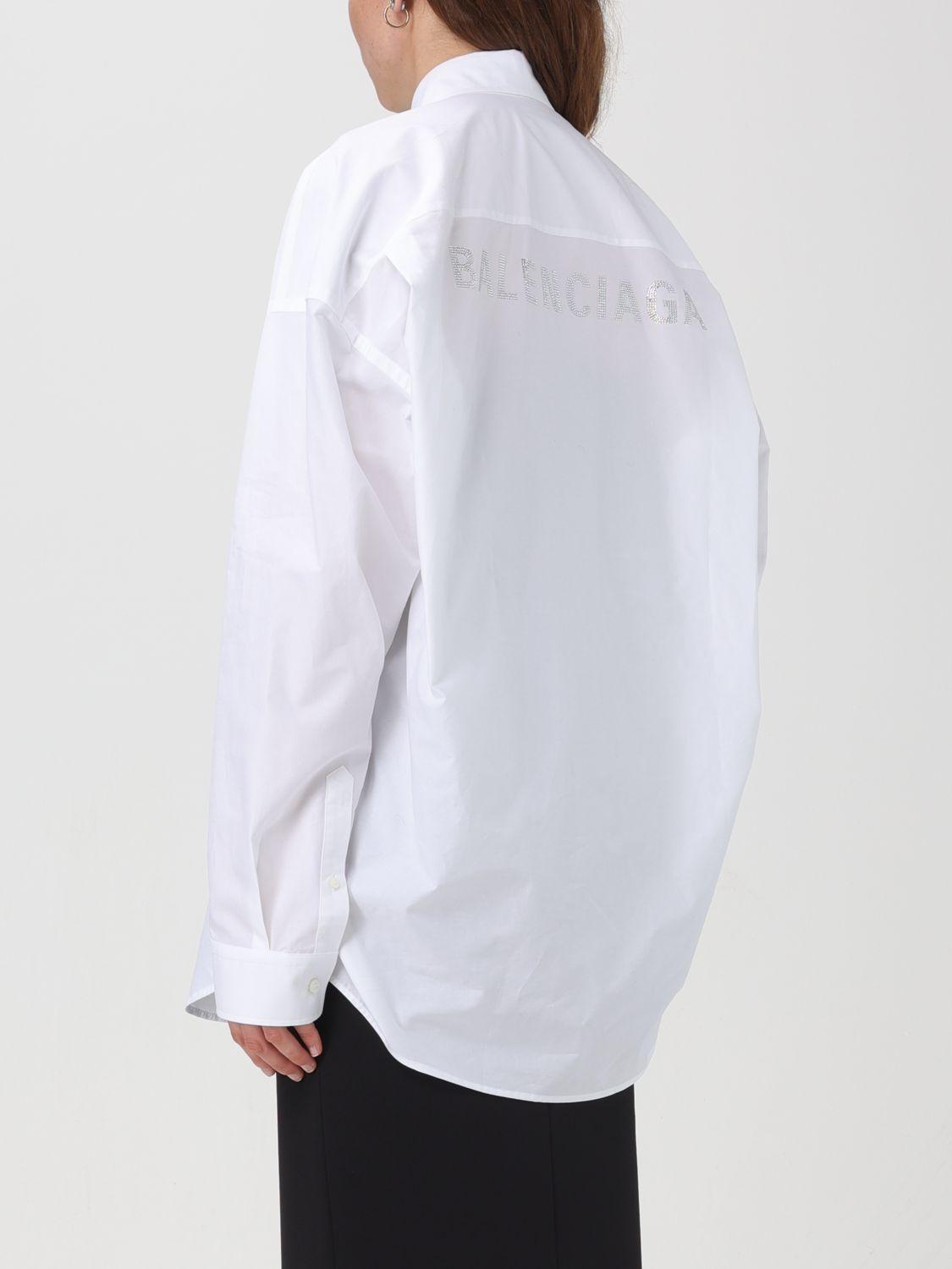 Balenciaga white dress shirt sales