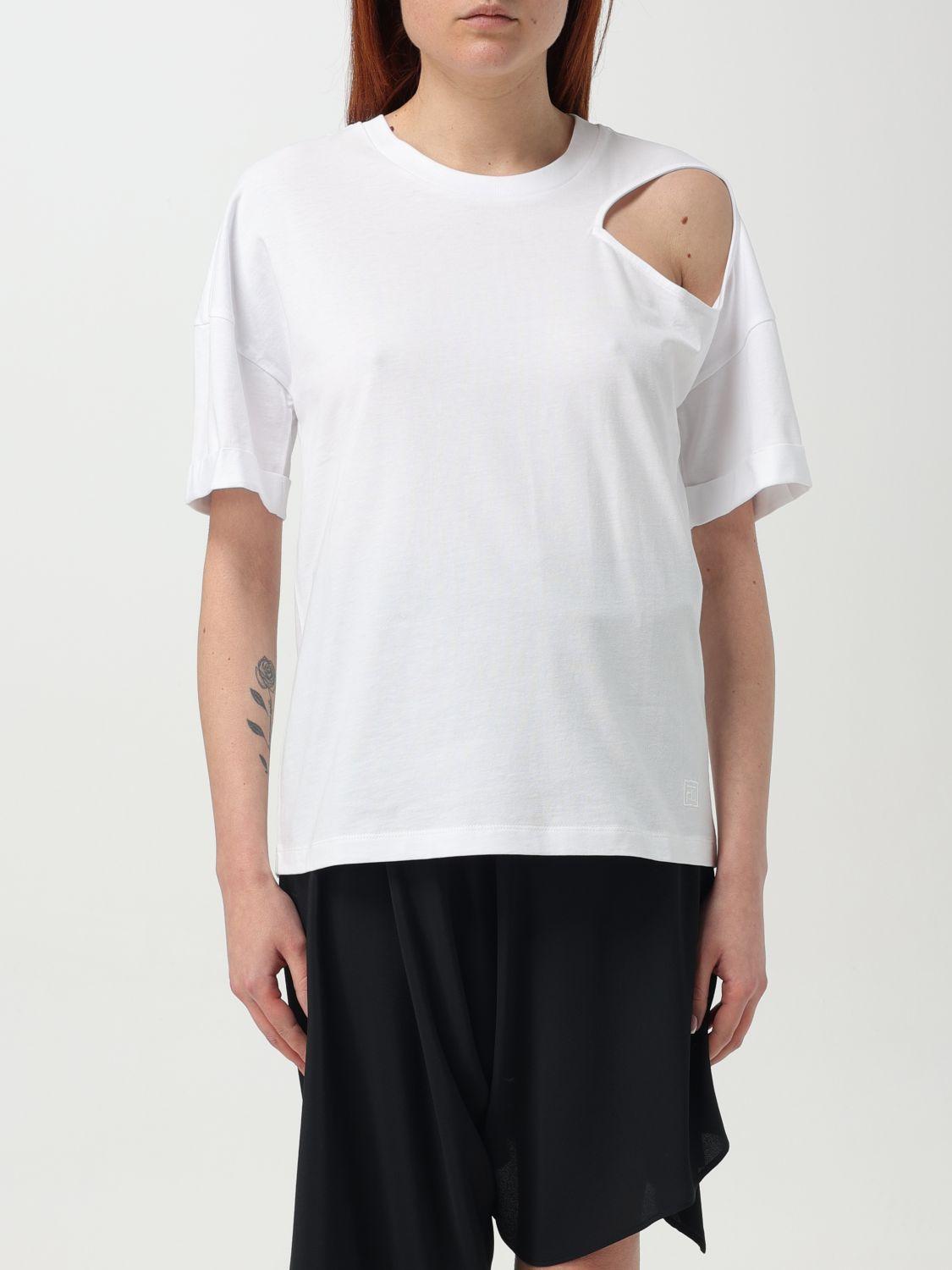 Tシャツ・カットソー FEDERICA TOSI Women Tunic Tops FTI22BL1220SE0015 WHITE FEDERICA TOSI T-Shirt in White | Lyst